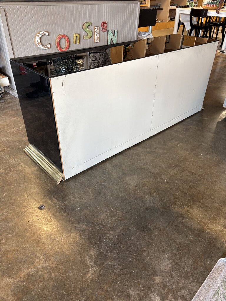 Glass Top 4 Door Sideboard 72.5 X 21 X 28.5