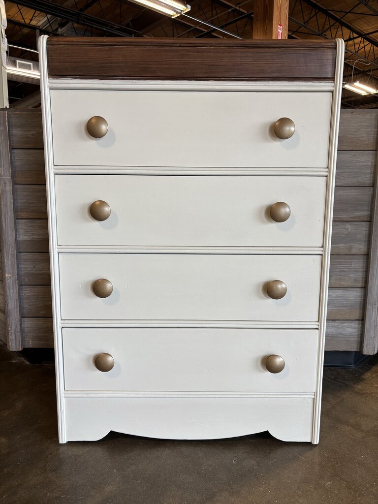 Painted 4 Drawer Chest 28 X 16 xX41