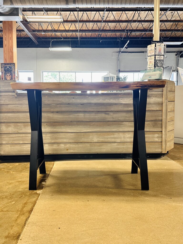 Live Edge Handcrafted Wood Console Table