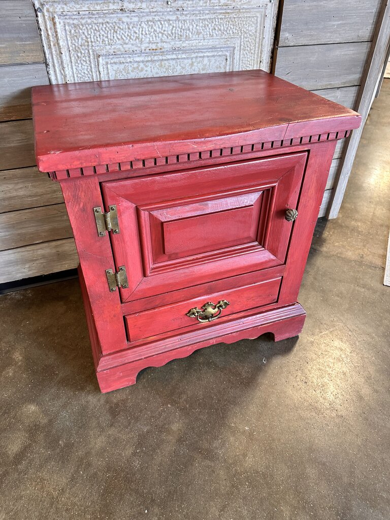 Red Night Table