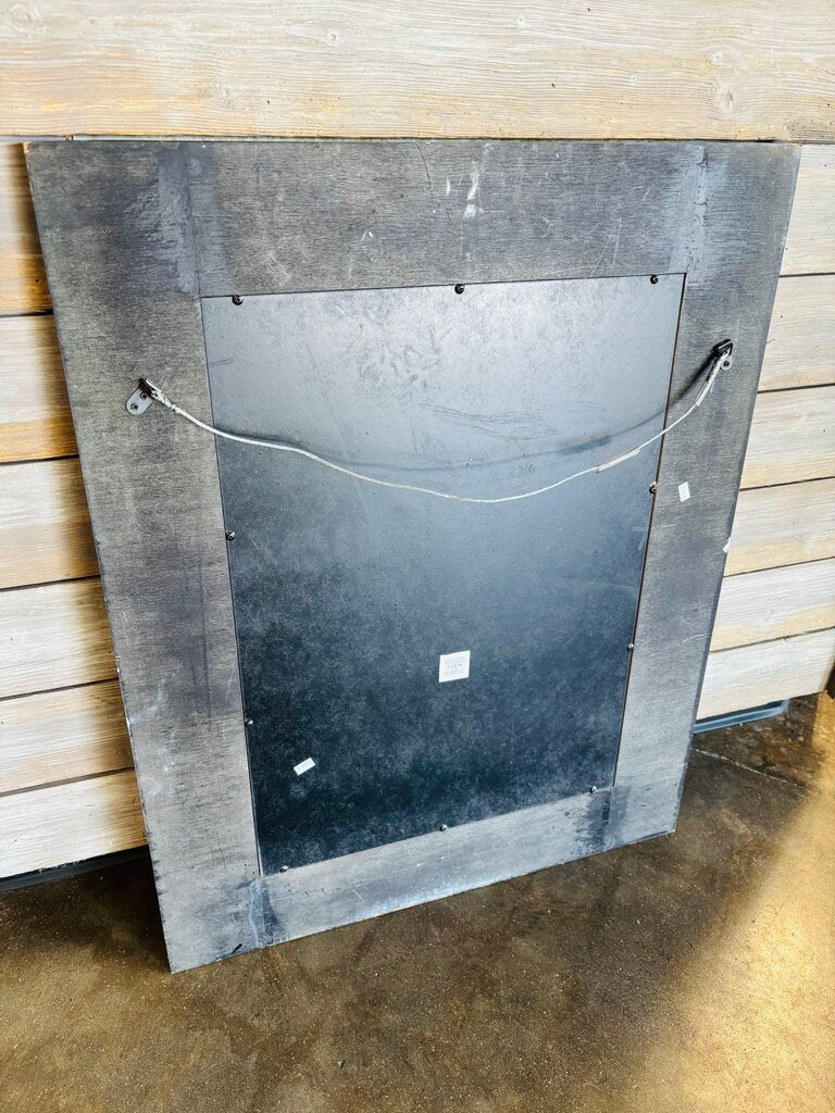 Pressed Tin Border Mirror 26 X 33