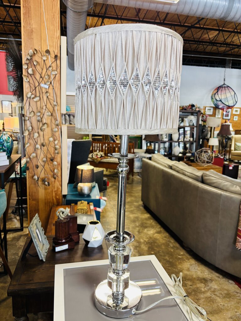 Acrylic/Metal Basae Column Lamp