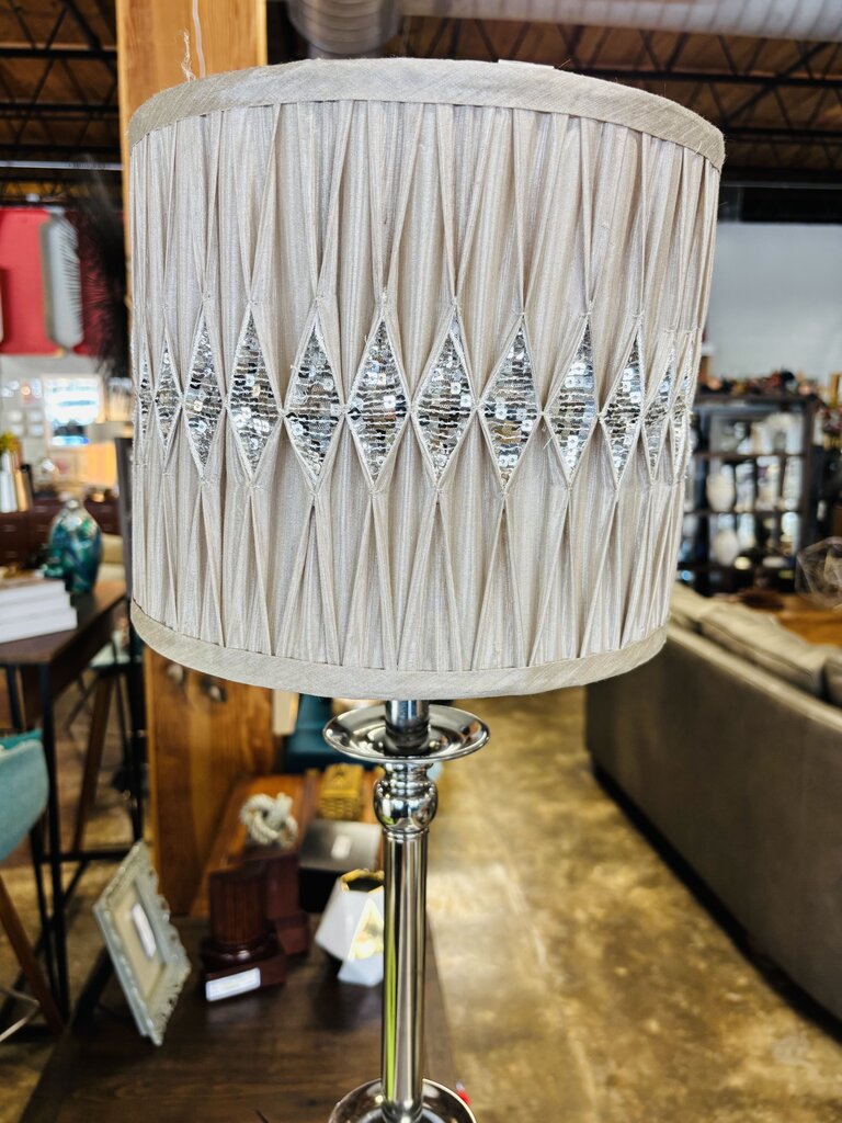 Acrylic/Metal Basae Column Lamp