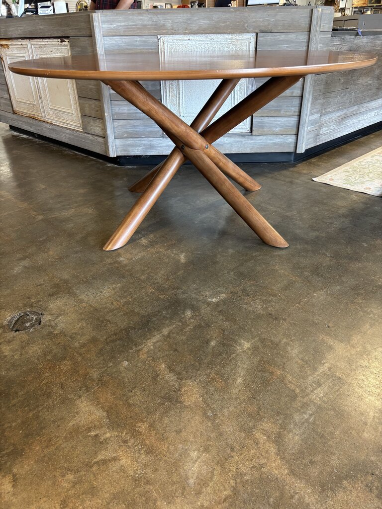 Jax Round 60" Walnut Table