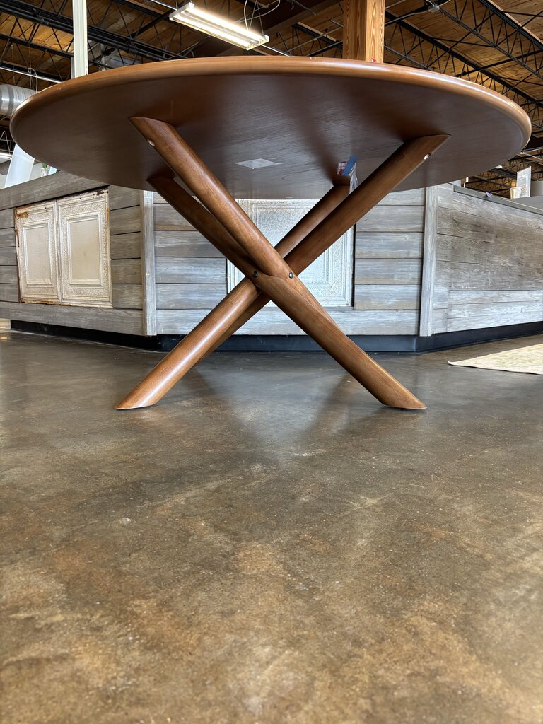 Jax Round 60" Walnut Table