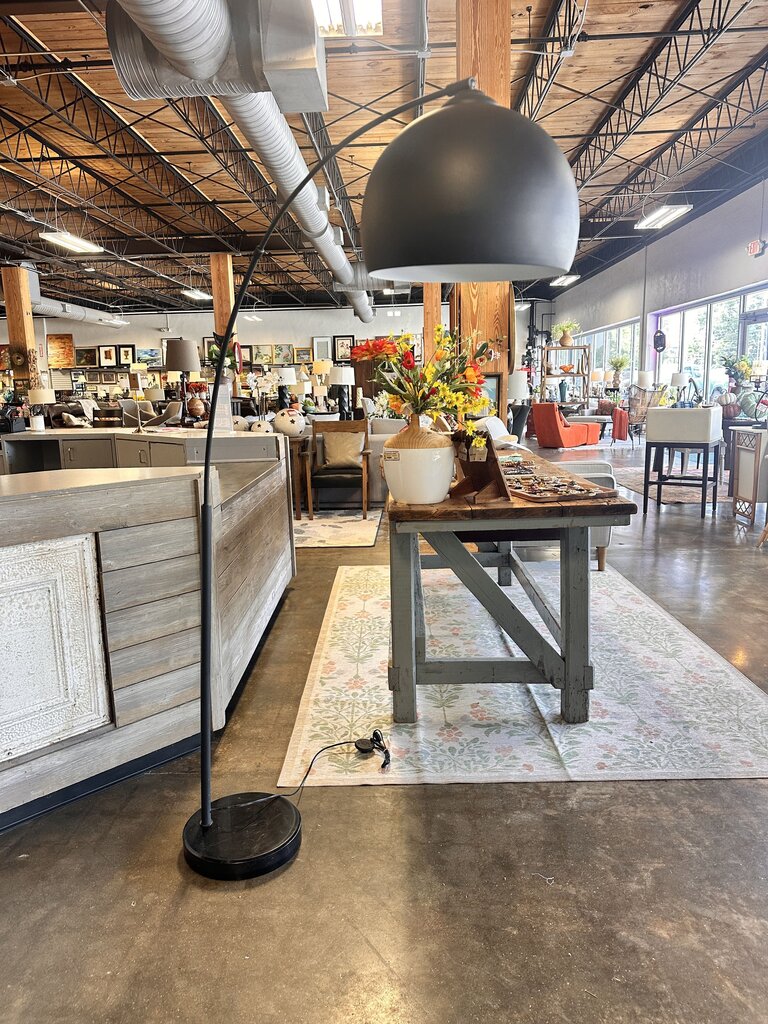 Black Arched Floor Lamp