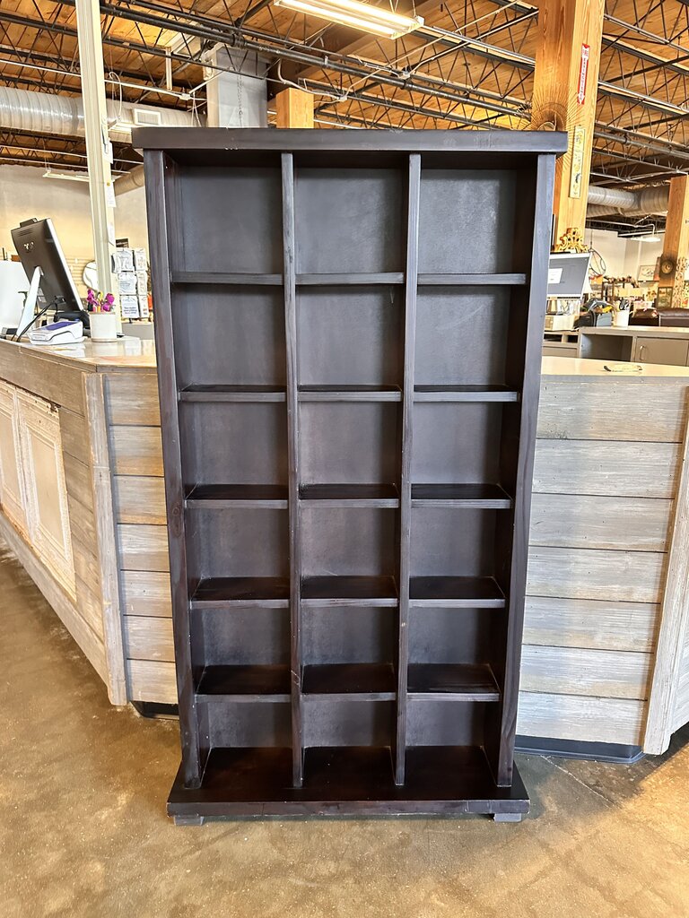 Media & Storage Wood Bookcase