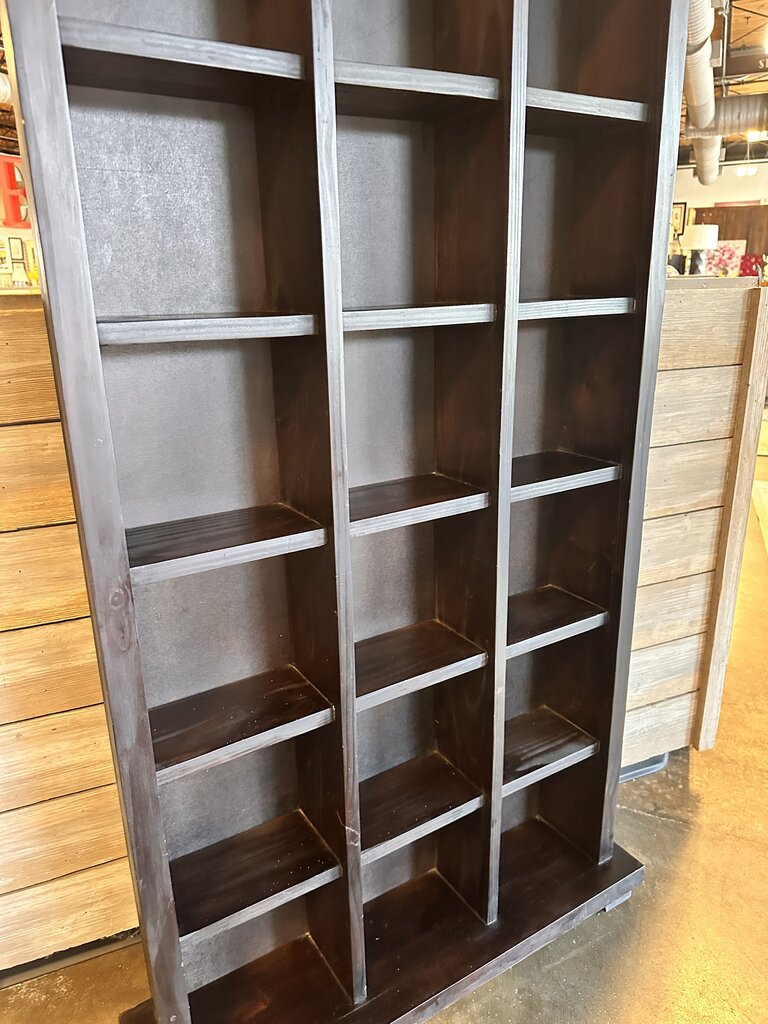 Media & Storage Wood Bookcase
