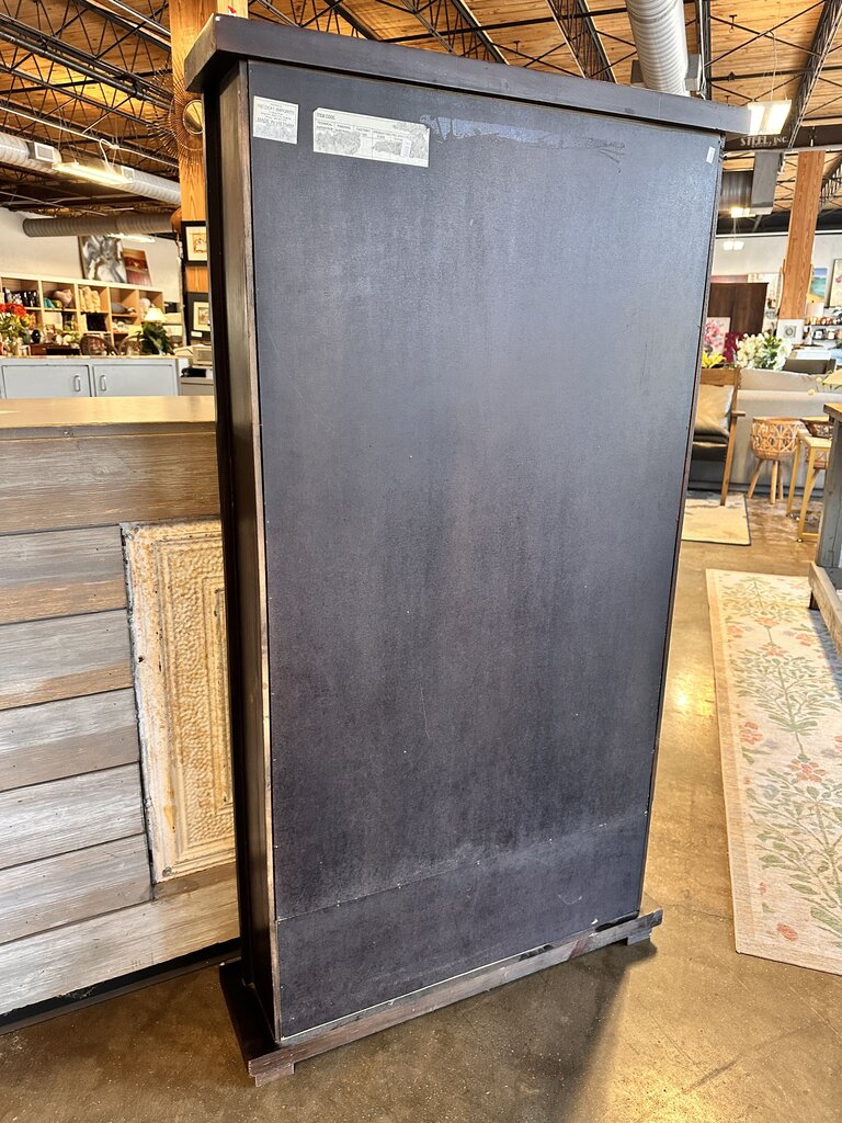 Media & Storage Wood Bookcase