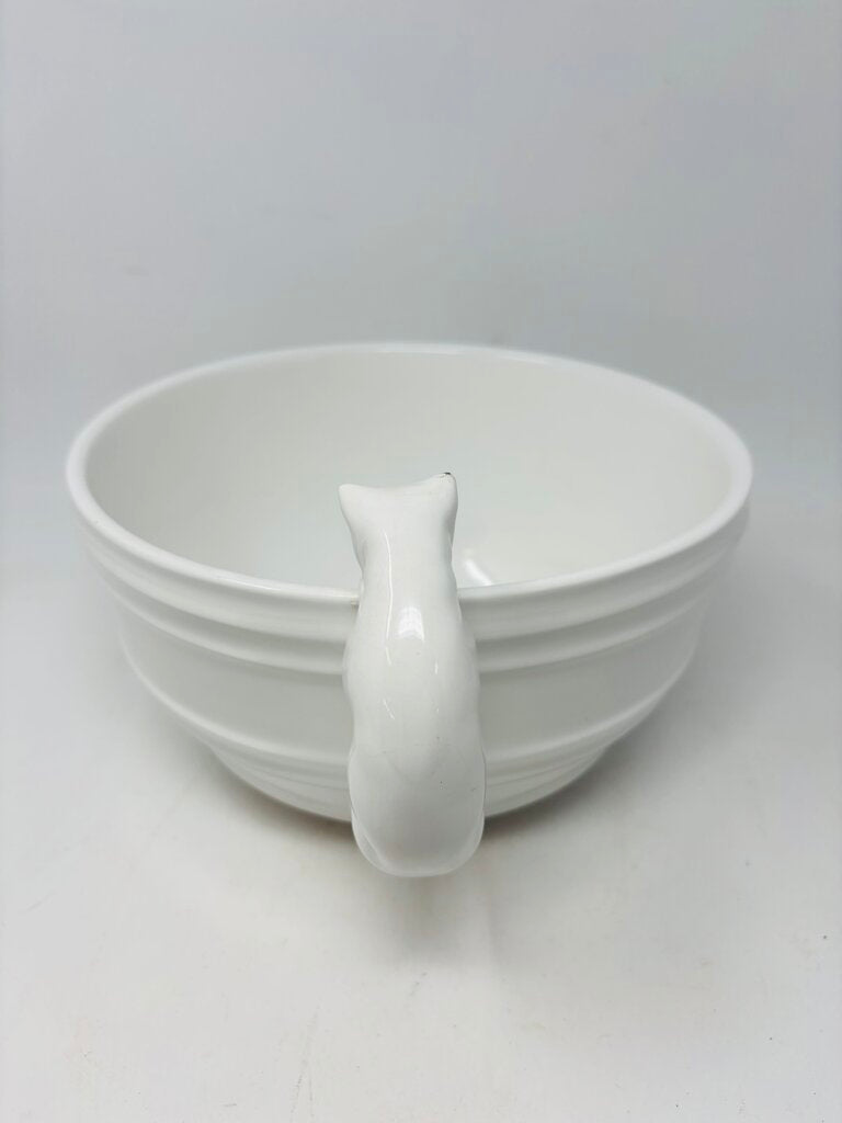 Cat Looking In Bowl