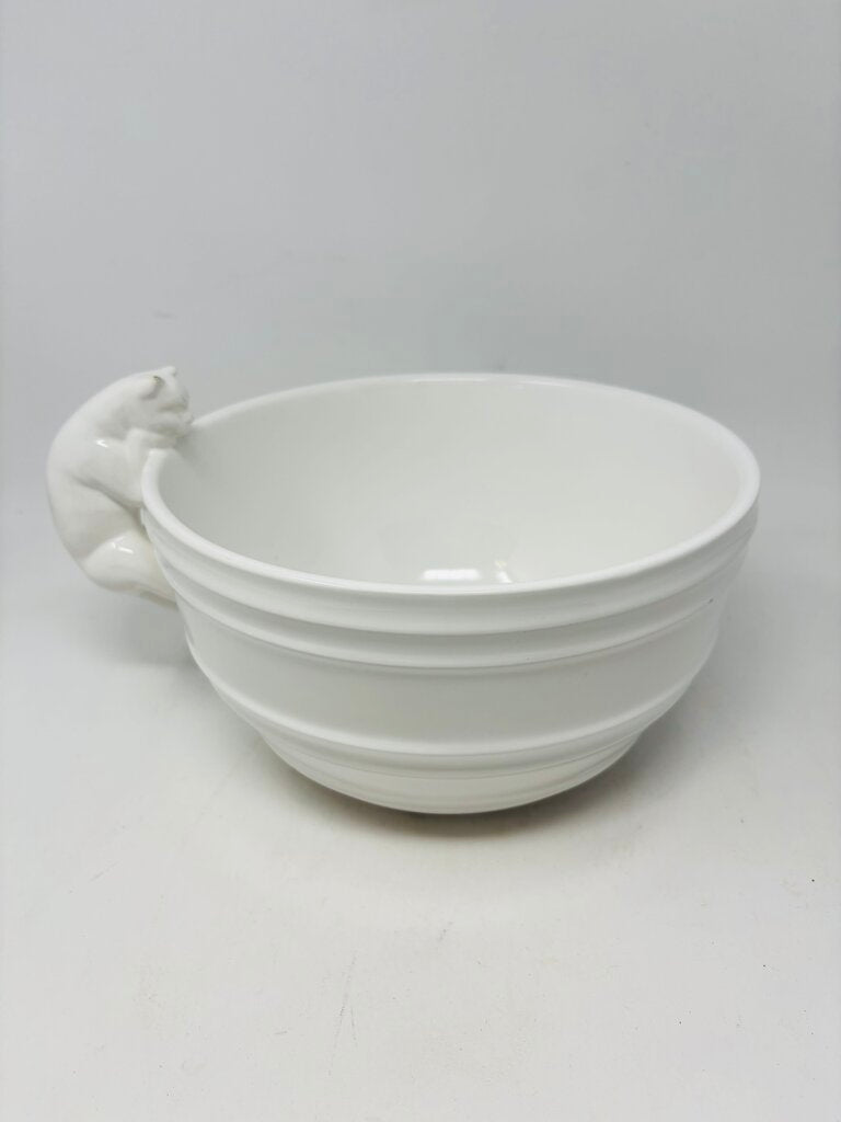 Cat Looking In Bowl