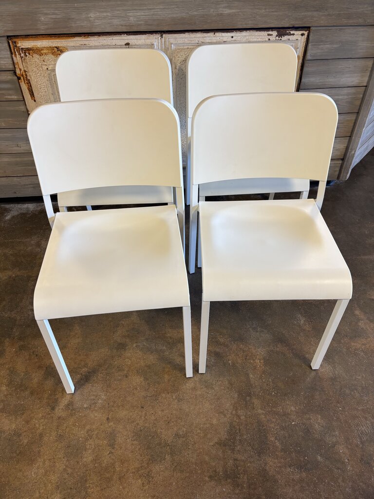 Melltrop Stacking Dining Chairs Set 4