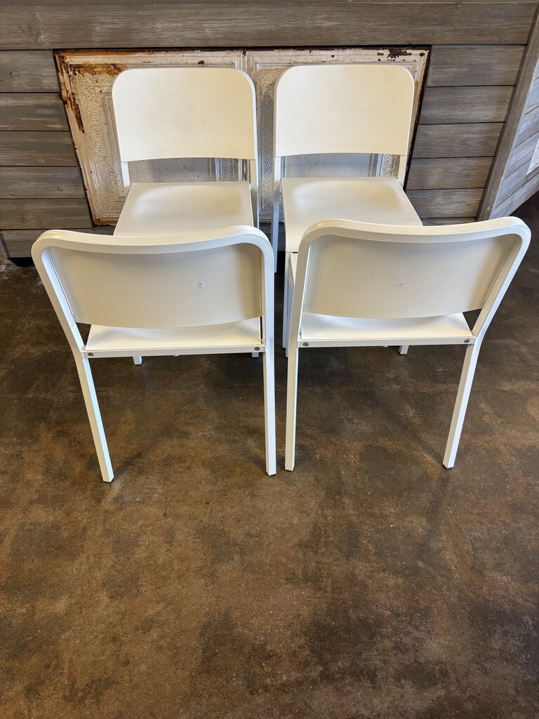 Melltrop Stacking Dining Chairs Set 4