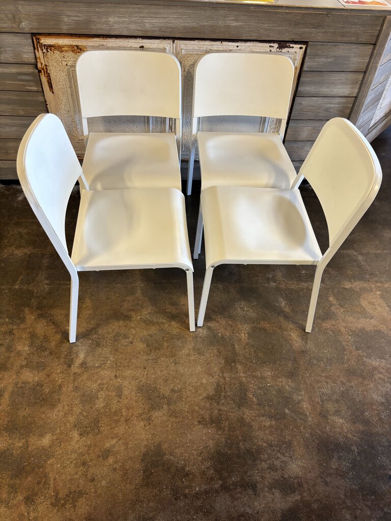 Melltrop Stacking Dining Chairs Set 4