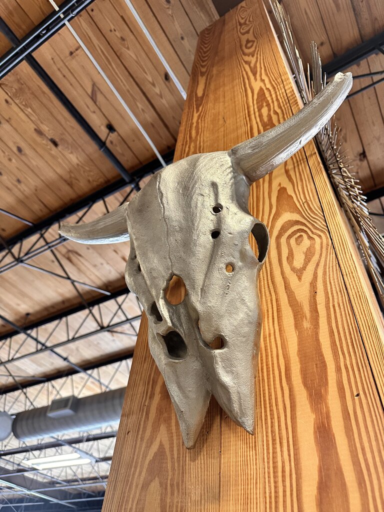 Metal Cattle Head