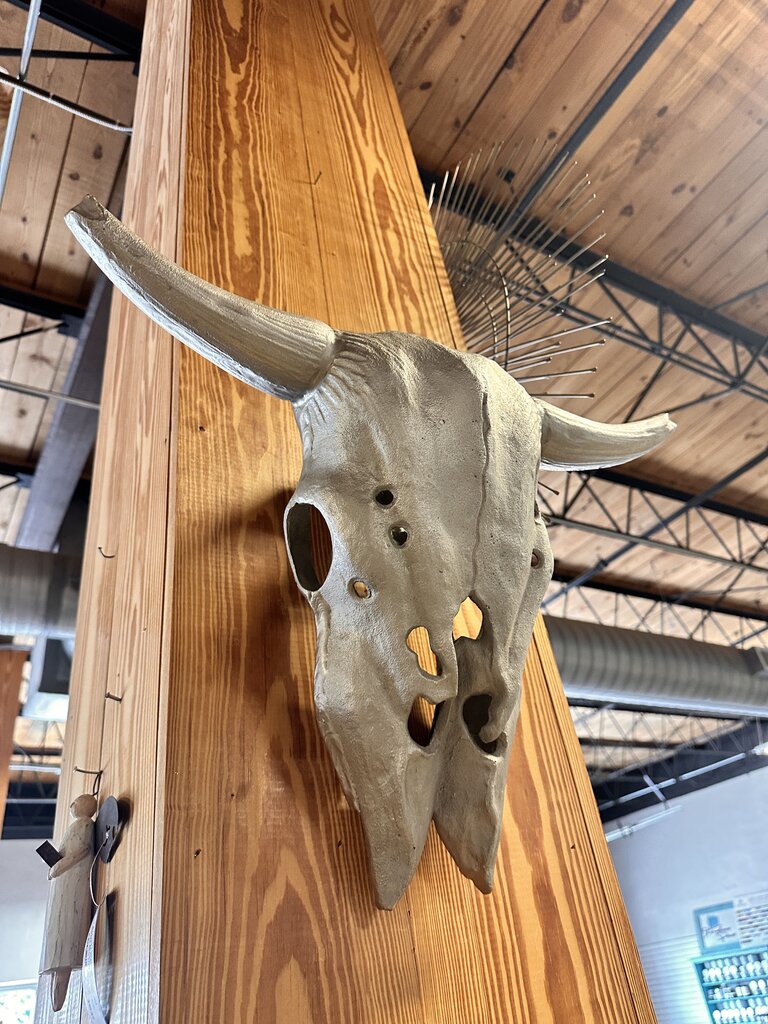 Metal Cattle Head