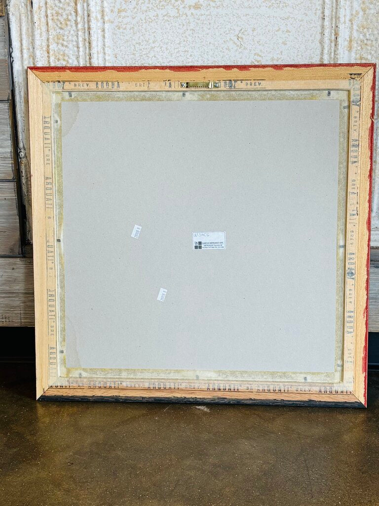 Framed Gustav Klimt The Kiss Print 20.5 X 20.5