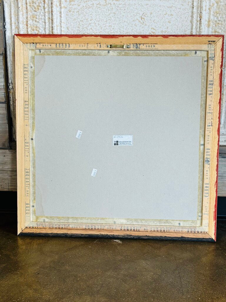 Framed Gustav Klimt The Kiss Print 20.5 X 20.5
