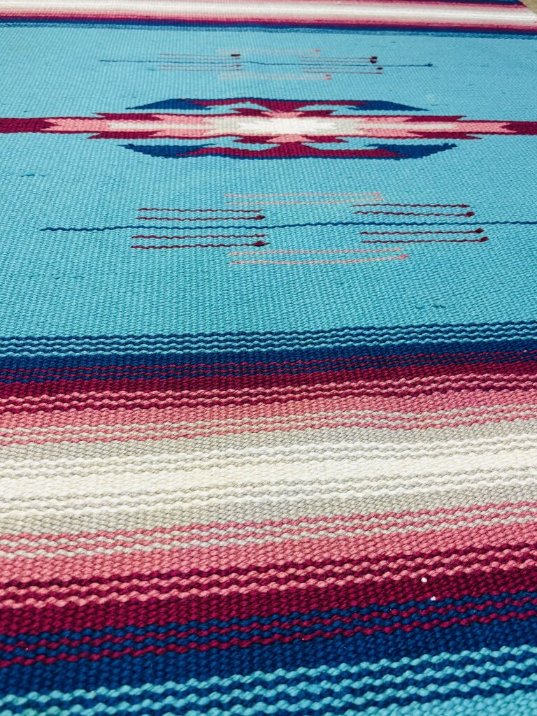 Fringed Wool Hand Woven Blanket