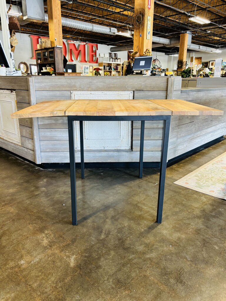 Box Frame Drop Leaf Table with 2 Chairs