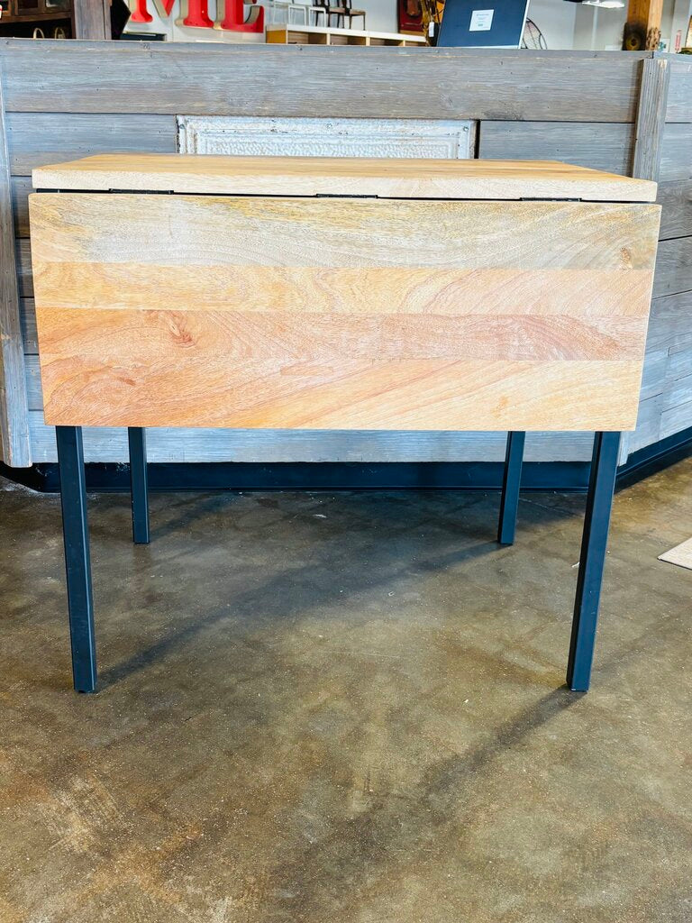 Box Frame Drop Leaf Table with 2 Chairs