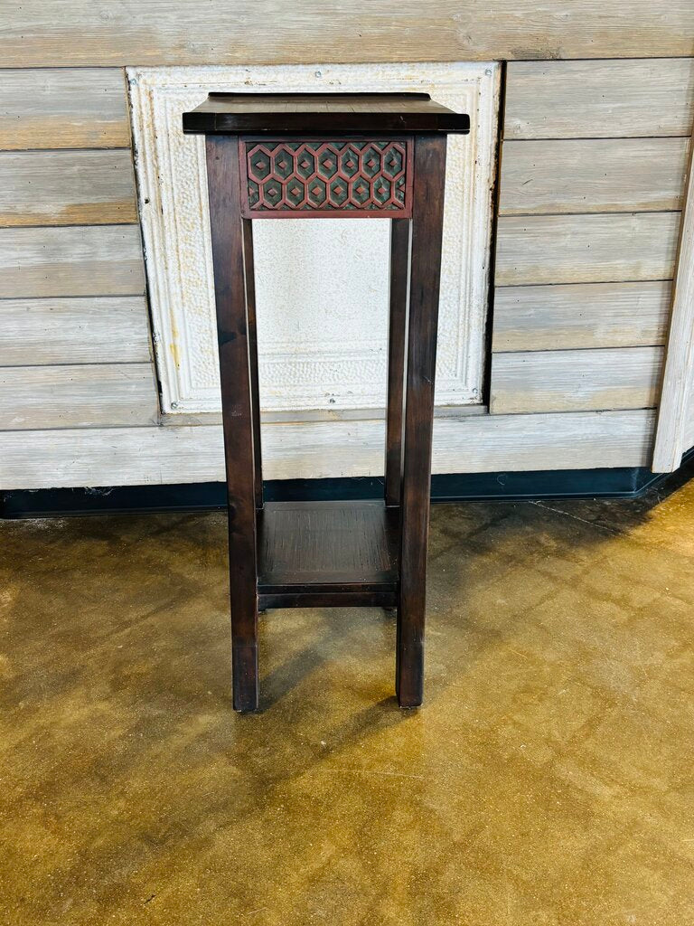 Narrow End Table with Drawer 14 X 12.25 X 31.75
