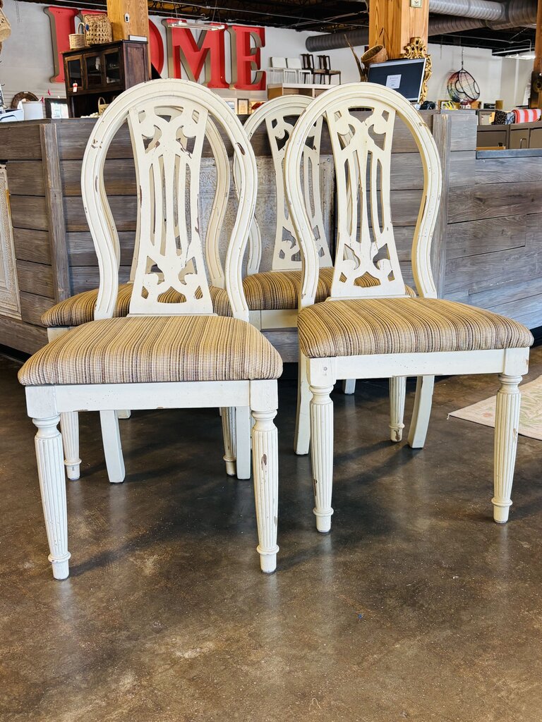 Set 4 Scroll Back Dining Chair