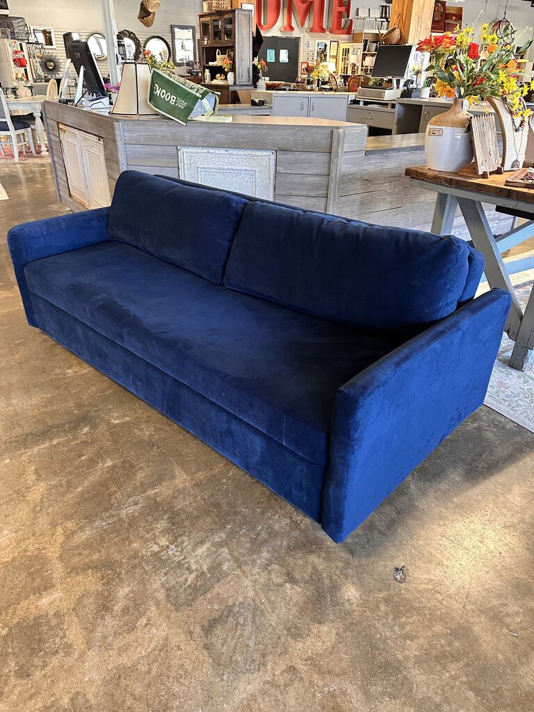 Clara Futon & Storage Velvet Sofa