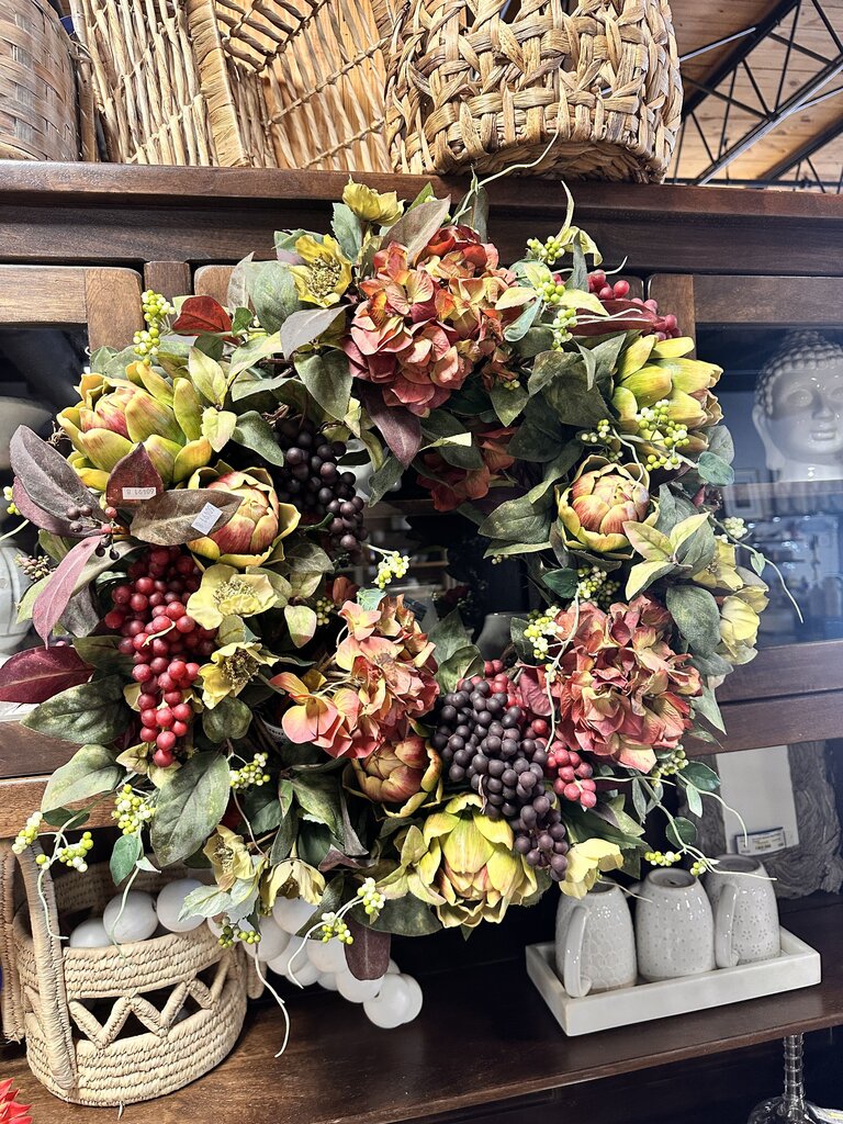 Autumn Wreath Artichoke
