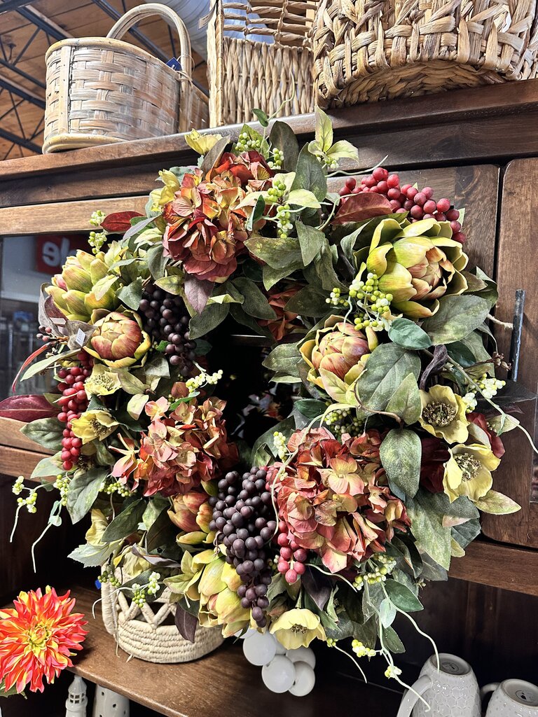 Autumn Wreath Artichoke