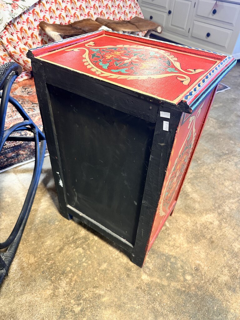 Moroccan Hand Painted Cabinet