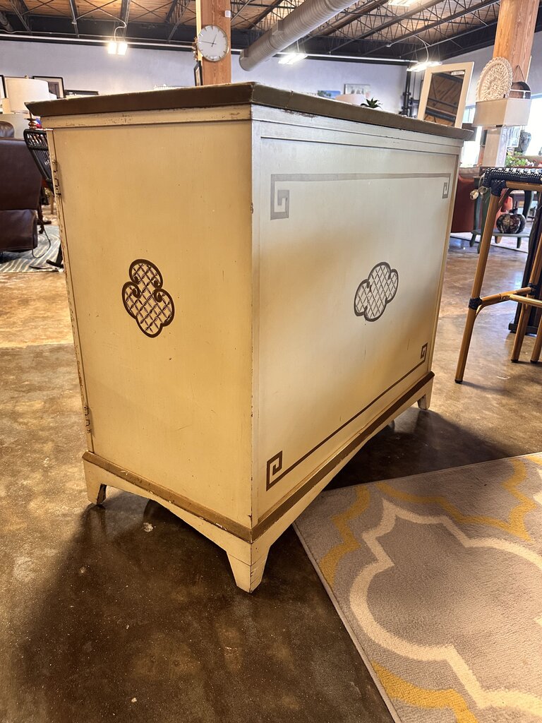 Vintage Asian Wine & Coffee Cabinet
