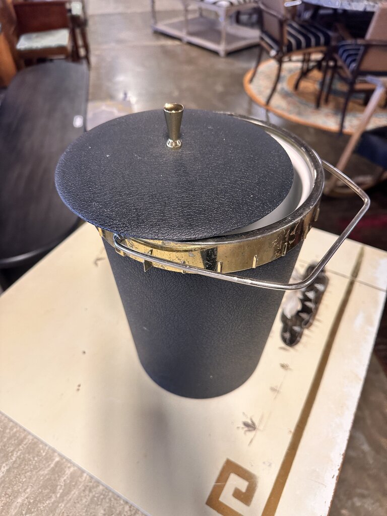 Tall Handled Vintage Ice Bucket