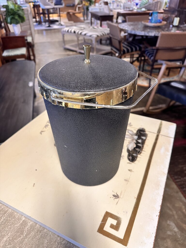 Tall Handled Vintage Ice Bucket