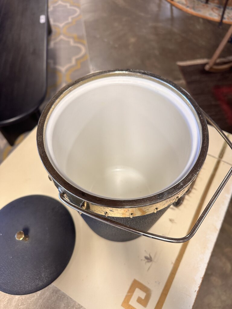 Tall Handled Vintage Ice Bucket