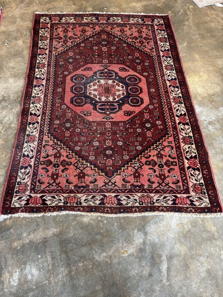 Wool Handmade Rug 76.5 X 51
