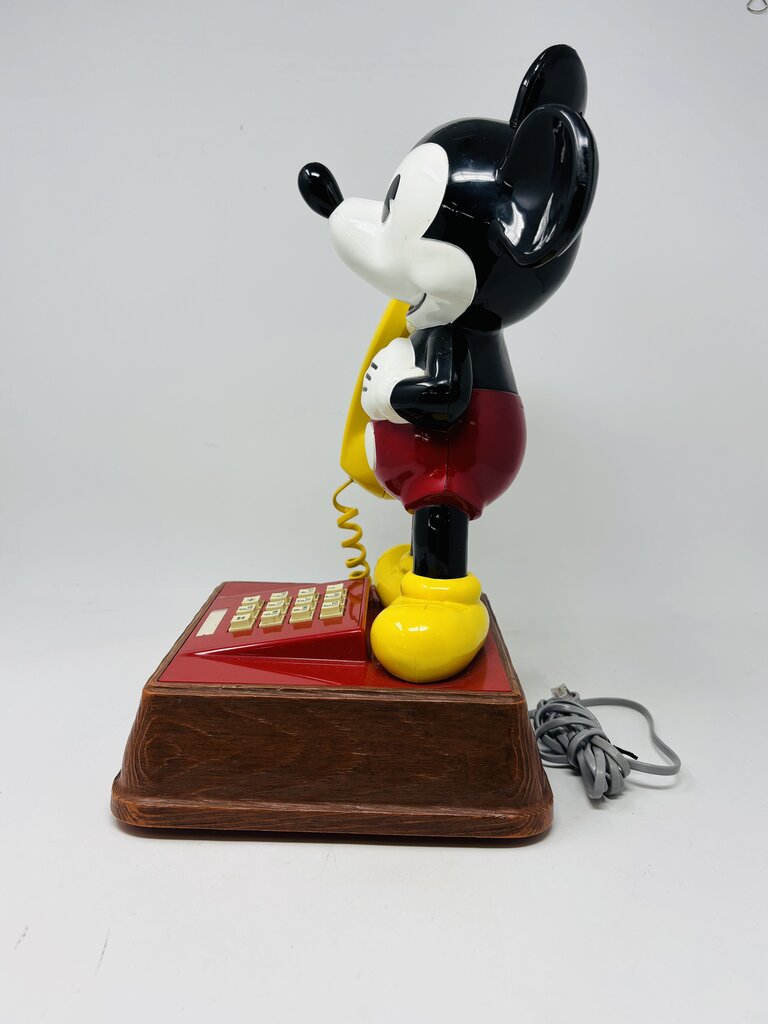 Vintage Mickey Mouse Push-Button Phone