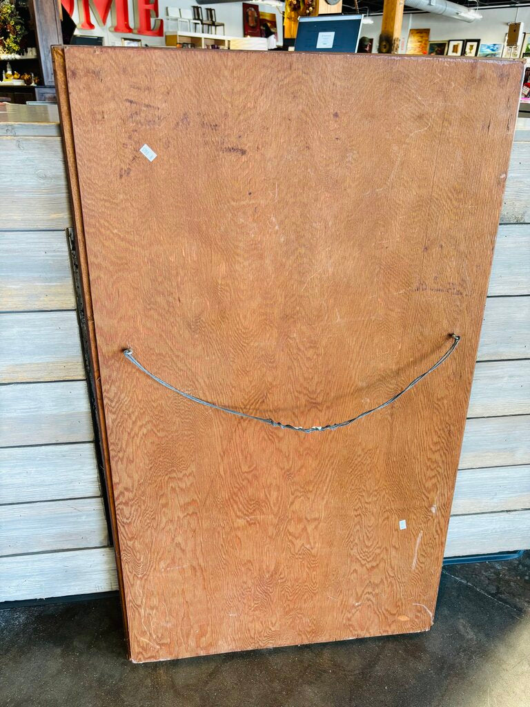Heavy Wood Framed Mirror 25.25 X 42.25