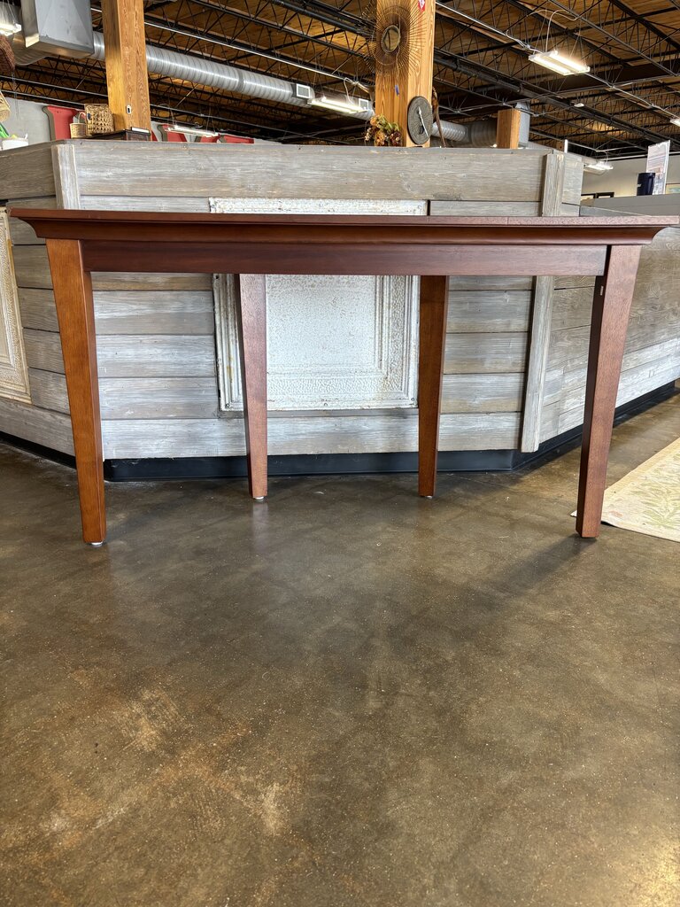 Wood Demi Lune Table