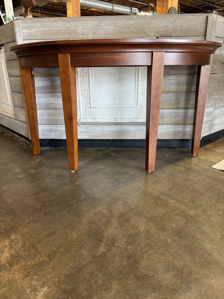 Wood Demi Lune Table
