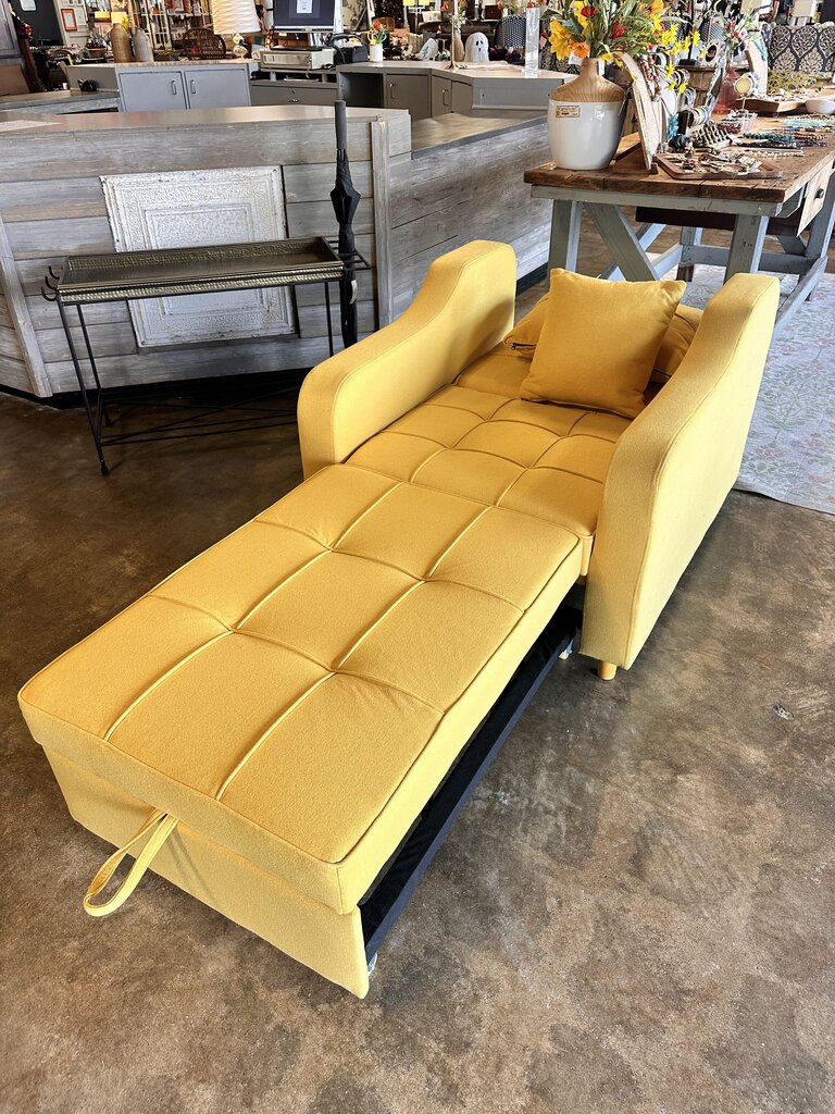 Mustard Yellow 3 in 1 Sleeper Chair