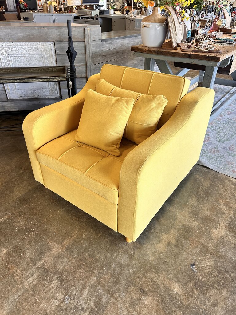 Mustard Yellow 3 in 1 Sleeper Chair