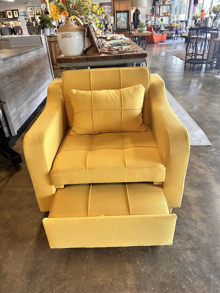 Mustard Yellow 3 in 1 Sleeper Chair