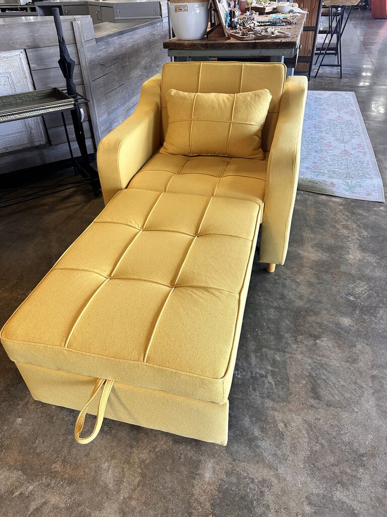 Mustard Yellow 3 in 1 Sleeper Chair