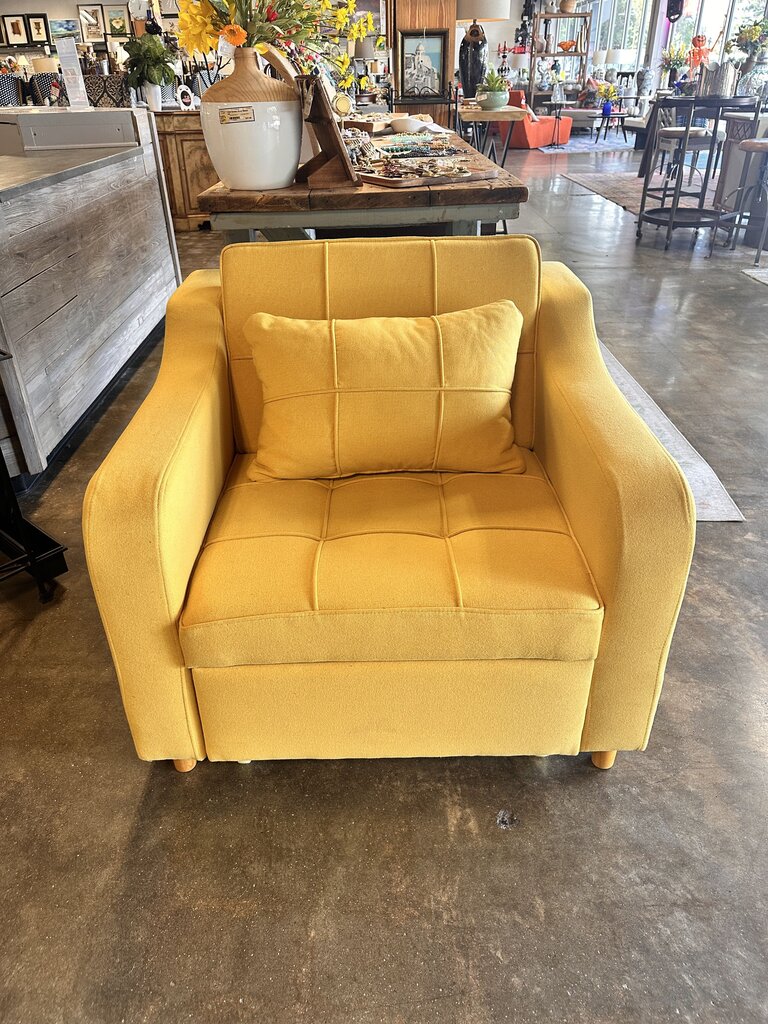 Mustard Yellow 3 in 1 Sleeper Chair