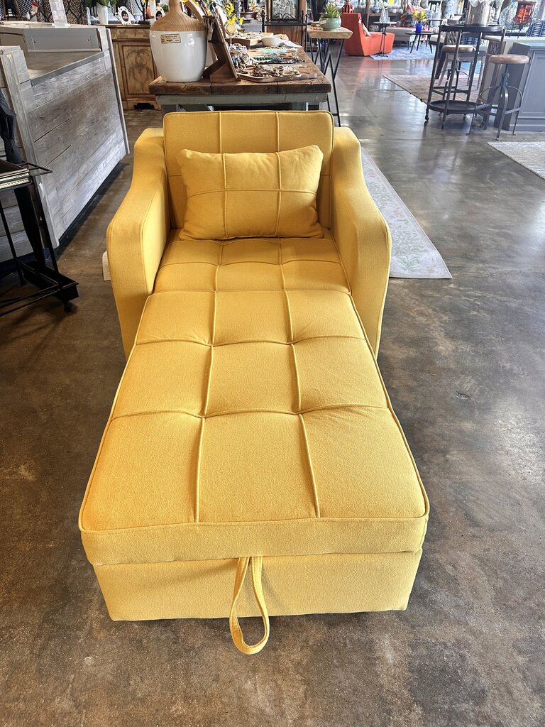Mustard Yellow 3 in 1 Sleeper Chair