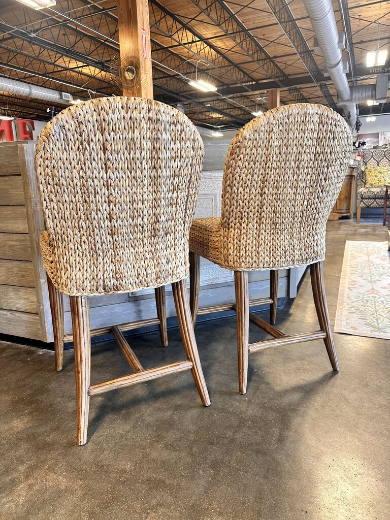 Seagrass Barstools Pair
