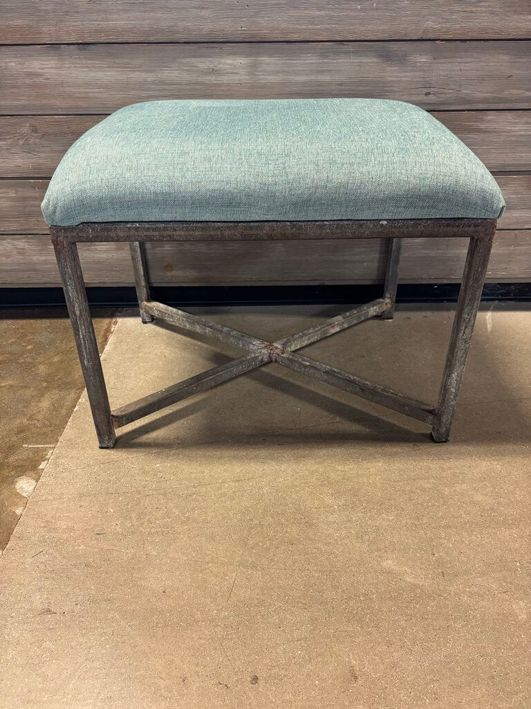 Upholstered Accent Stool 24.5 X 18.25 X 20