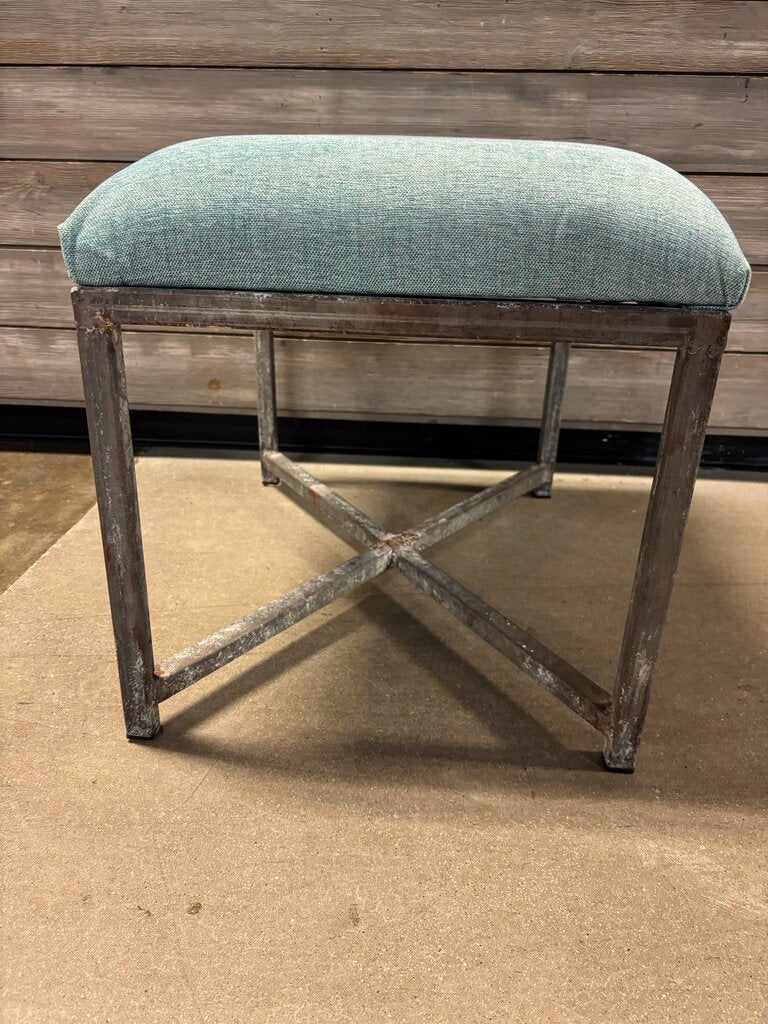 Upholstered Accent Stool 24.5 X 18.25 X 20