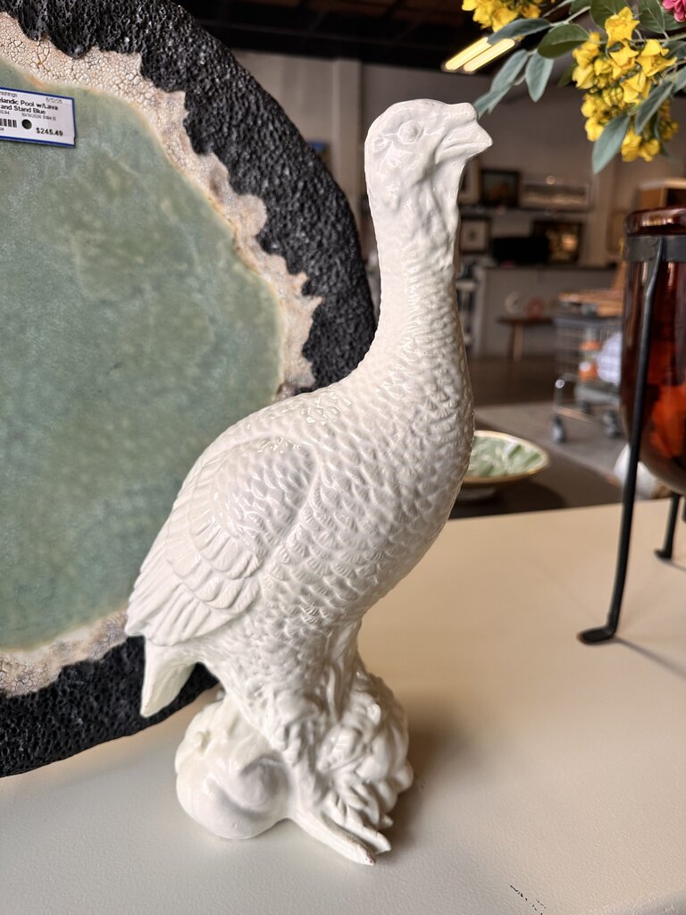 Ceramic Turkey Figurine